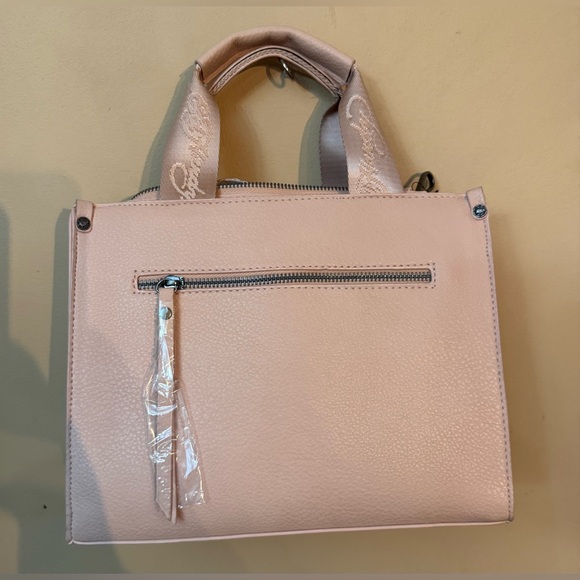 Ed Hardy Light Pink Satchel with Charm Chain - Picture 4 of 10